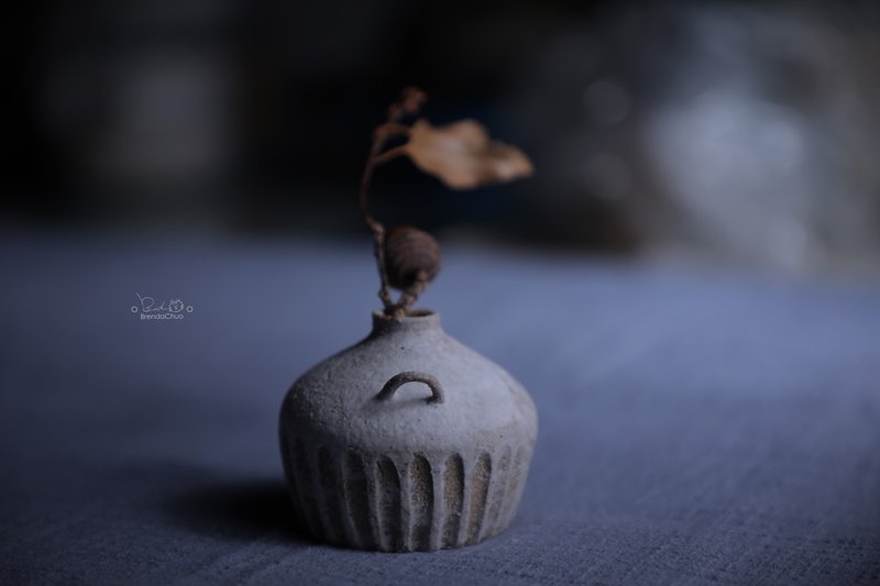 春郎陶-侘寂之美-小口瓶 - 花瓶/陶器 - 陶 