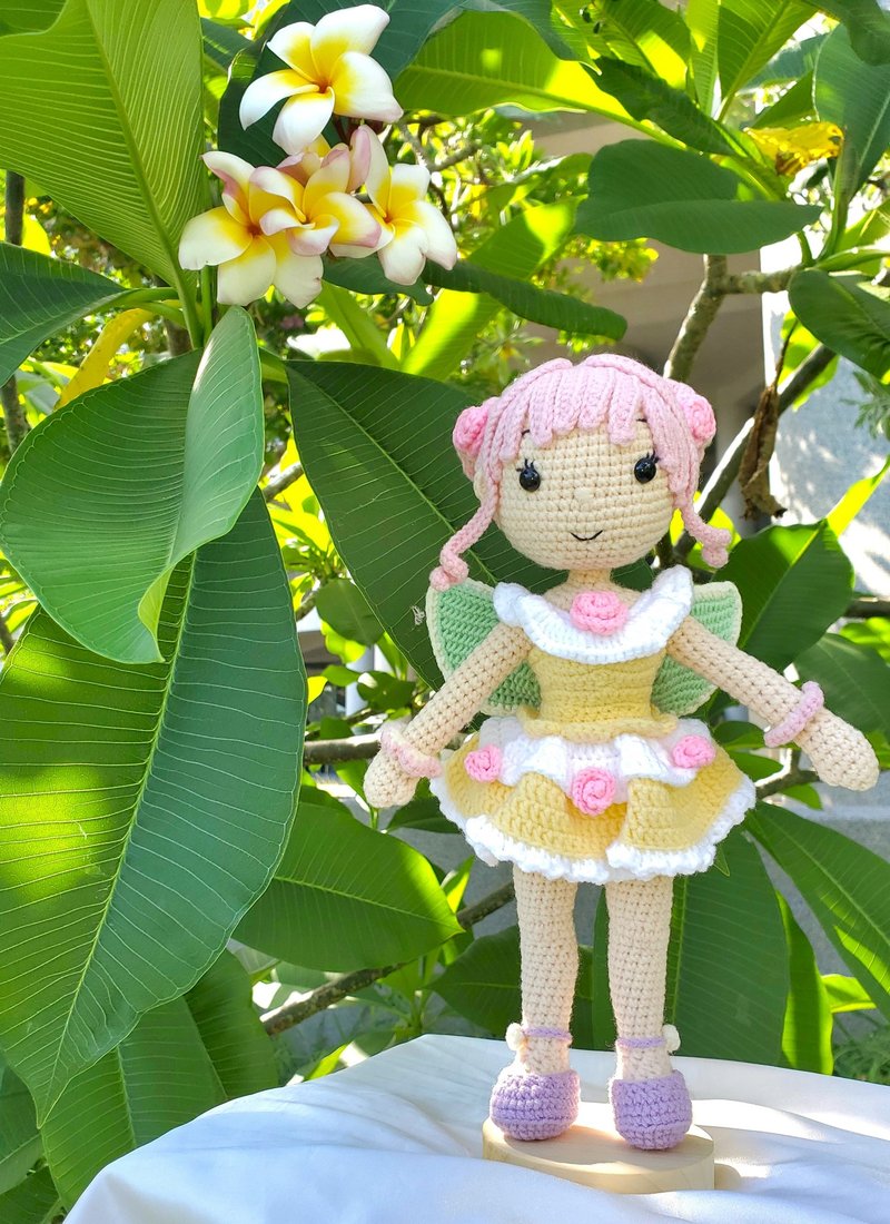 自然系钩针娃娃 花精灵 - 玩偶/公仔 - 其他人造纤维 