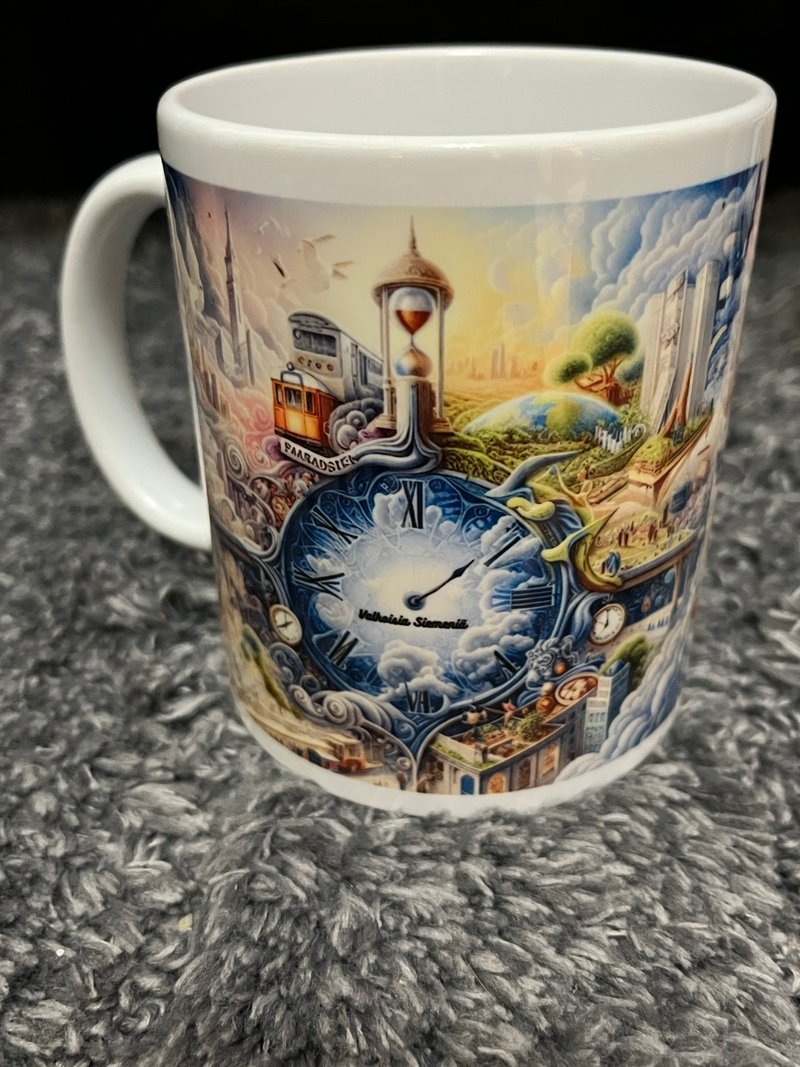 【宇宙法则 设计师马克杯对杯组】20天鉴赏期│限量 生日礼物 - 咖啡杯/马克杯 - 陶 