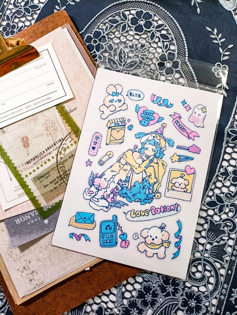 BT061寵寶_pet baby_61/轉印貼紙 - 贴纸 - 塑料 多色