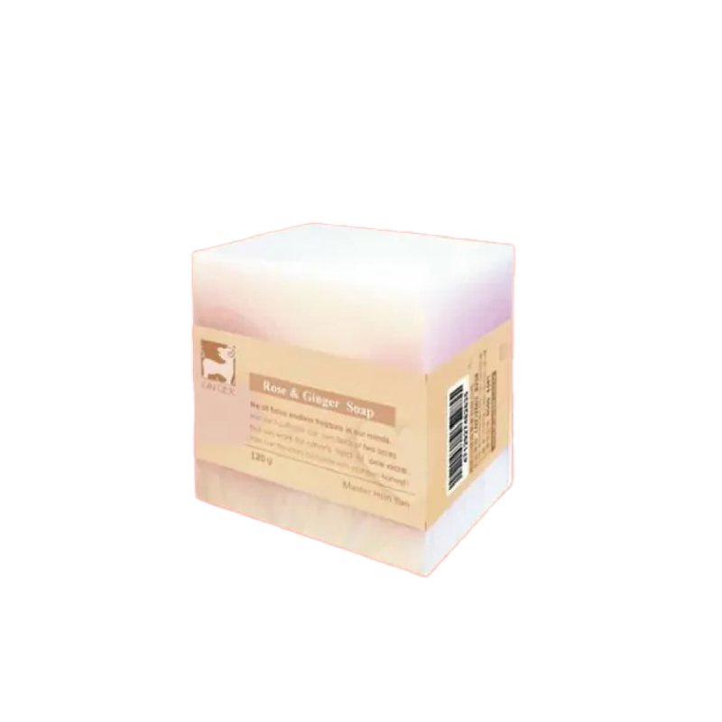 【GIN-GER】玫瑰姜园皂 120g - 肥皂/手工皂 - 浓缩/萃取物 
