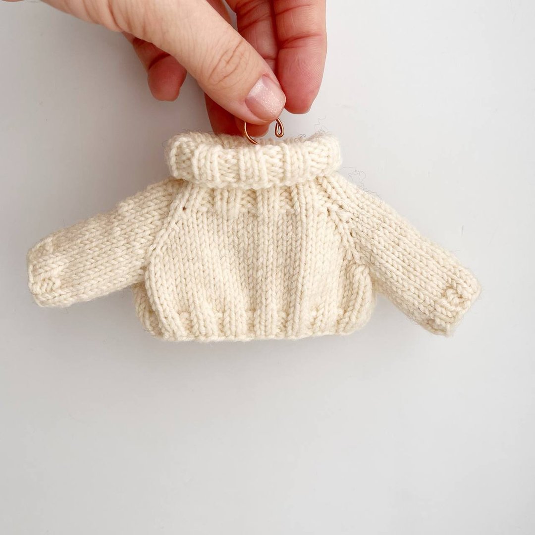 Sweater oversize Knitting pattern. Outfit for doll. English and Russian PDF. - 手工艺教程/工具书 - 其他材质 