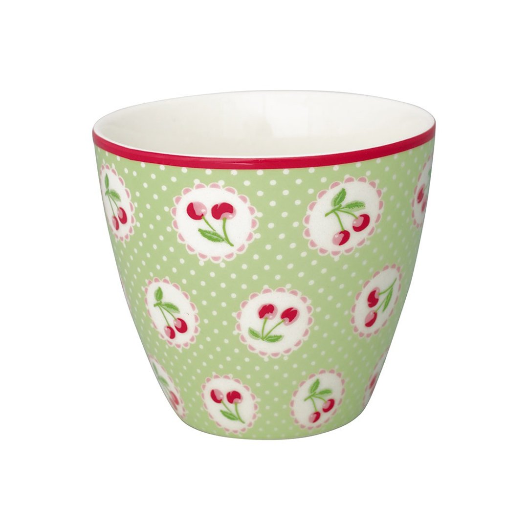 丹麦GreenGate Cherry 拿铁杯 - 其他杯子 - 瓷 白色