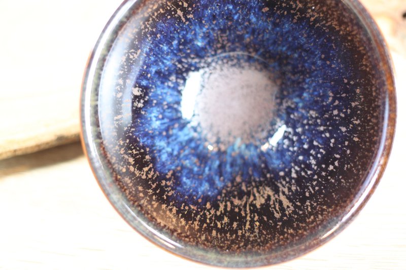 【钟声响起】星团 天目釉茶杯 茶碗 莺歌陶艺名家叶敏祥作品 - 茶具/茶杯 - 陶 