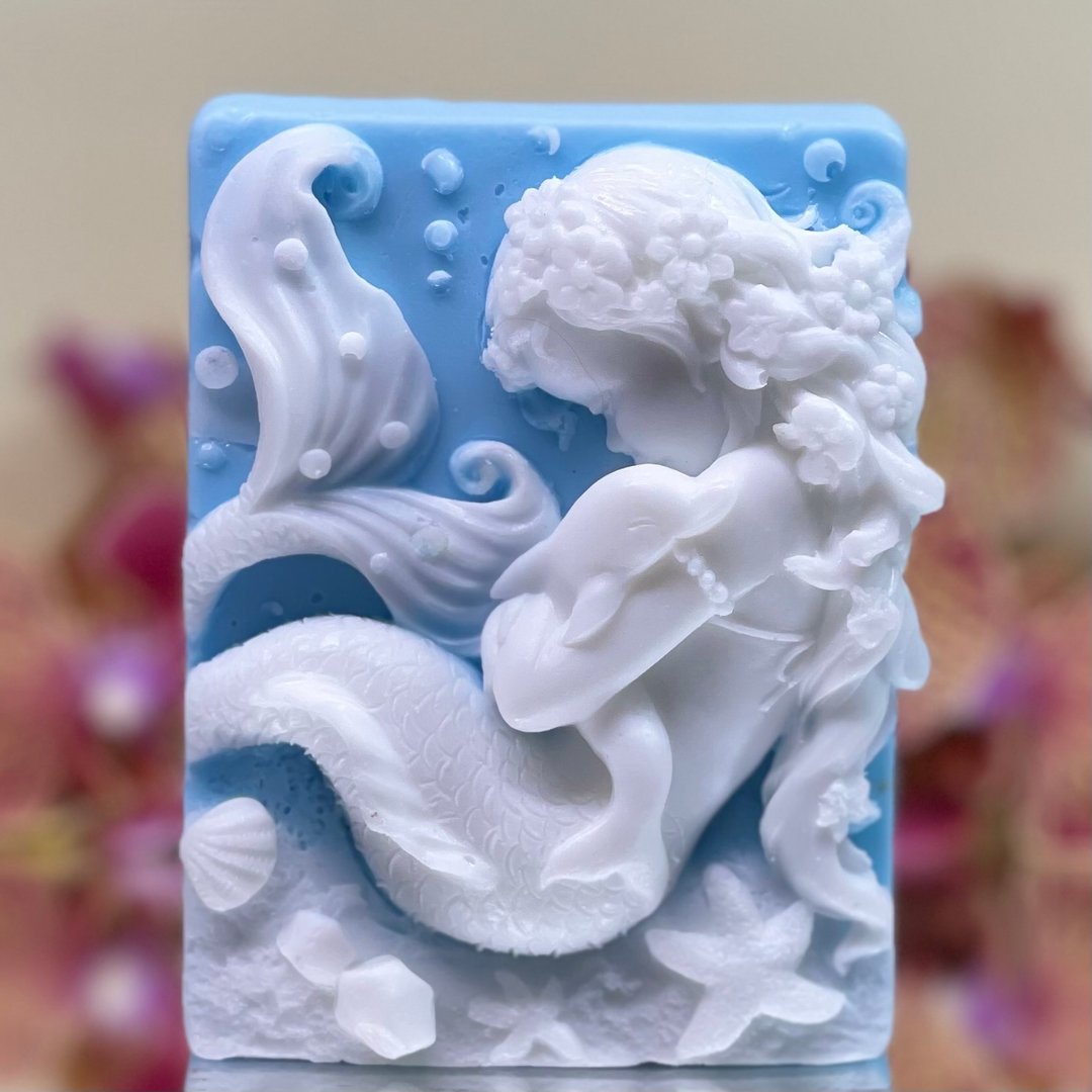 美人鱼/艺术香氛皂(二) 手工皂 可定制颜色/香氛 - 肥皂/手工皂 - 其他材质 白色