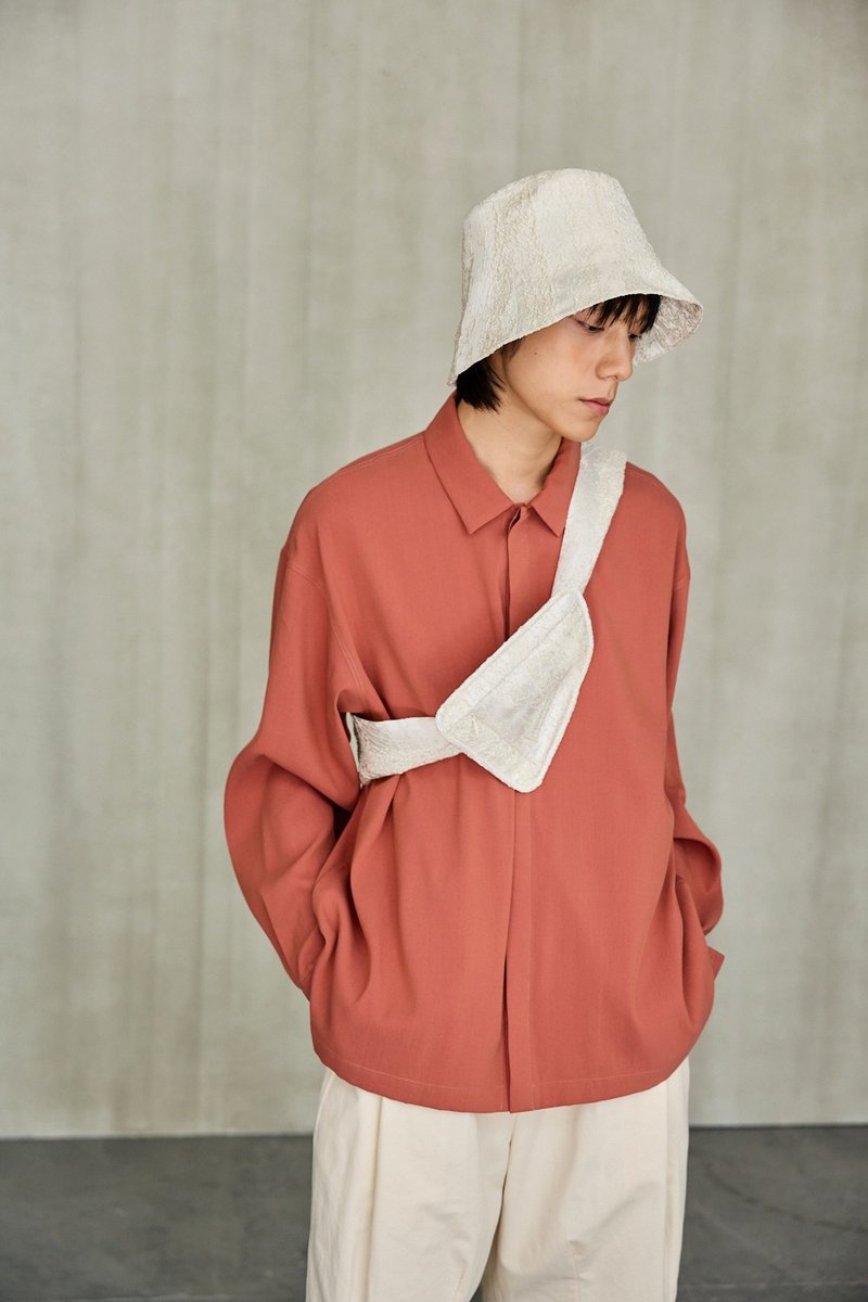 正反两面刺绣渔夫帽 - 帽子 - 聚酯纤维 黑色