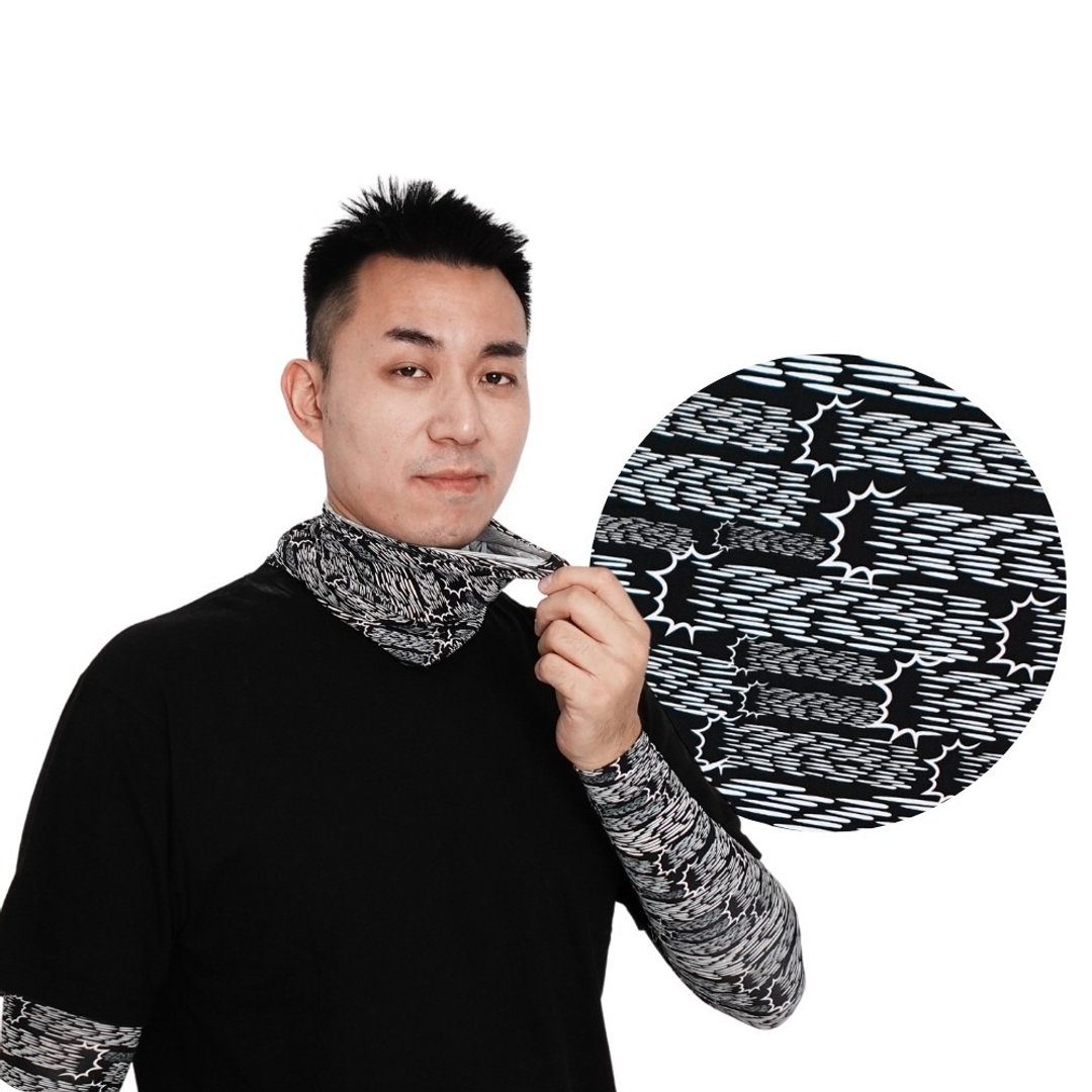 Mega coouv 超人力霸王联名款 高尔夫防晒袖套 成人迪卡光波款 - 运动配件 - 聚酯纤维 黑色