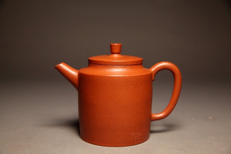 【直形壶】炎黄大地艺术 胖老板 龙山堂 传统手工 小煤窑老朱泥 - 茶具/茶杯 - 陶 红色
