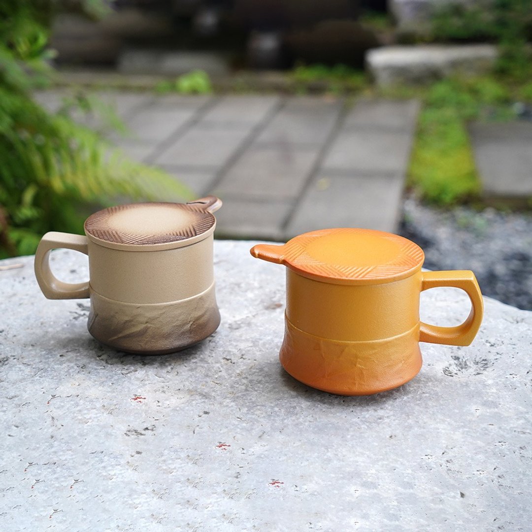 【礼物首选】陆宝 一马当先盖杯 300ml 办公室 泡茶杯 - 茶具/茶杯 - 陶 