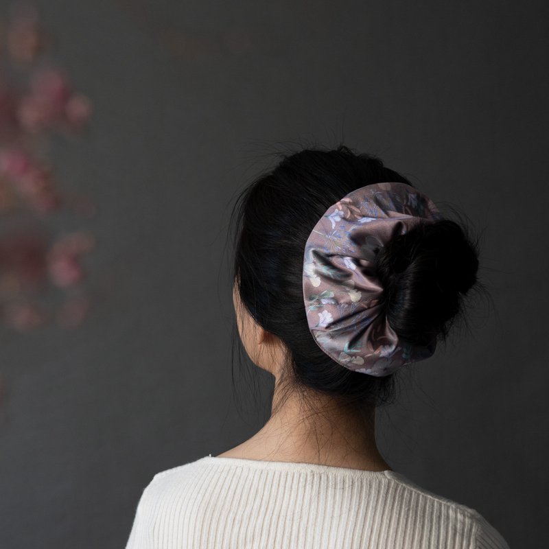 巧克力花园大甜甜圈发束 - 发饰 - 丝．绢 咖啡色