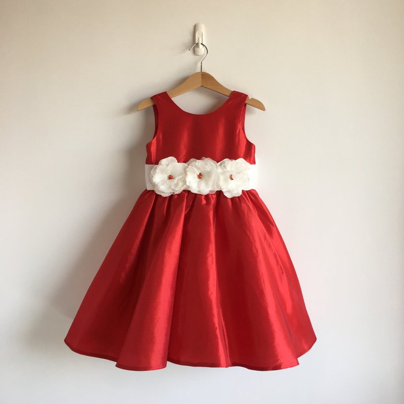 =限定=钻石红蝴蝶露背小礼服 - 其他 - 聚酯纤维 红色