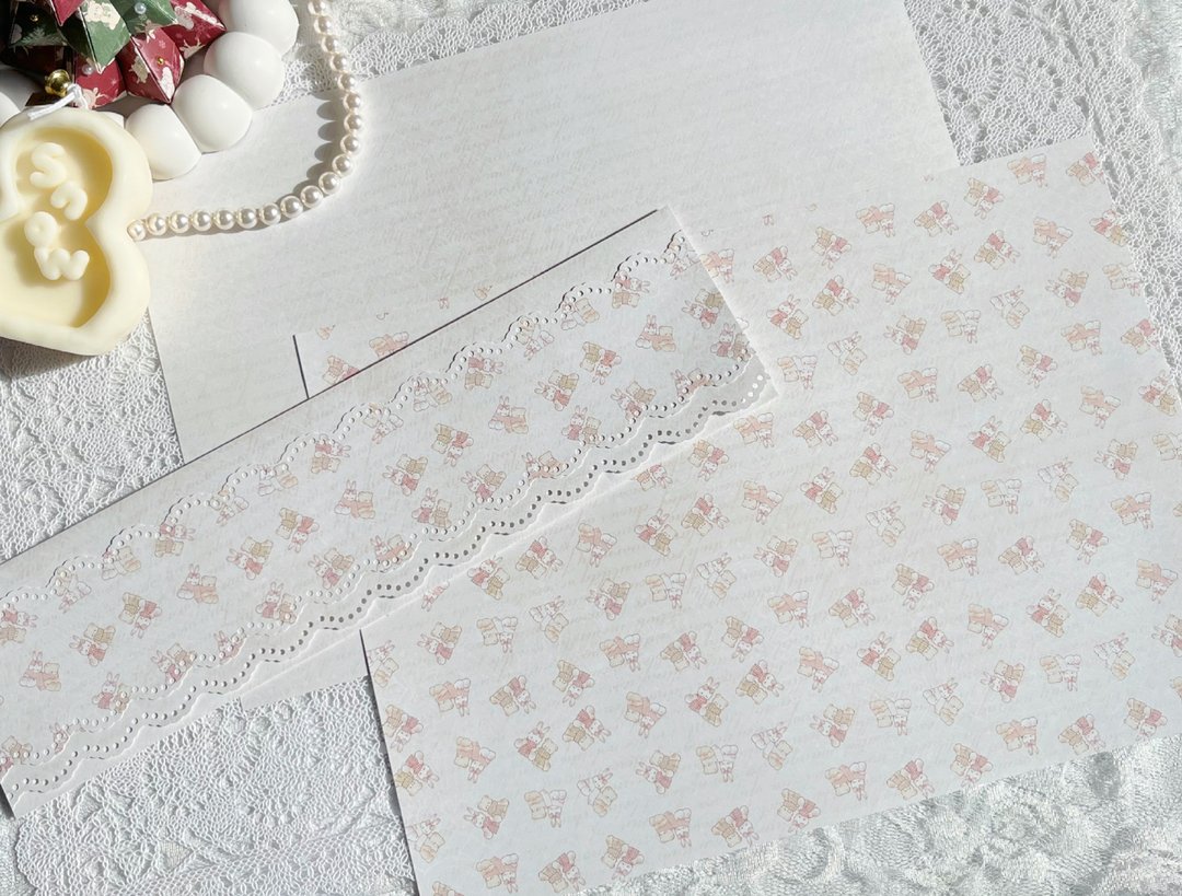 usakuma winter design paper - 其他 - 纸 多色
