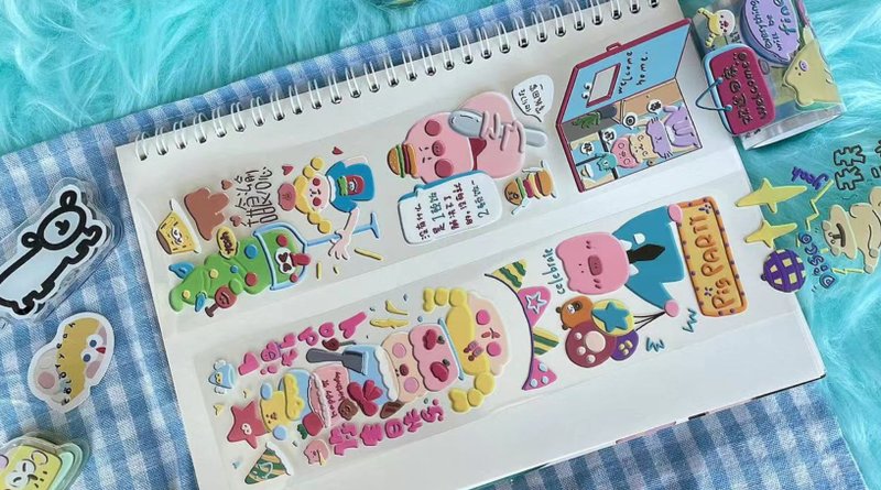 【coloryeah】两周年 原创手帐 周边胶带 - 纸胶带 - 纸 多色