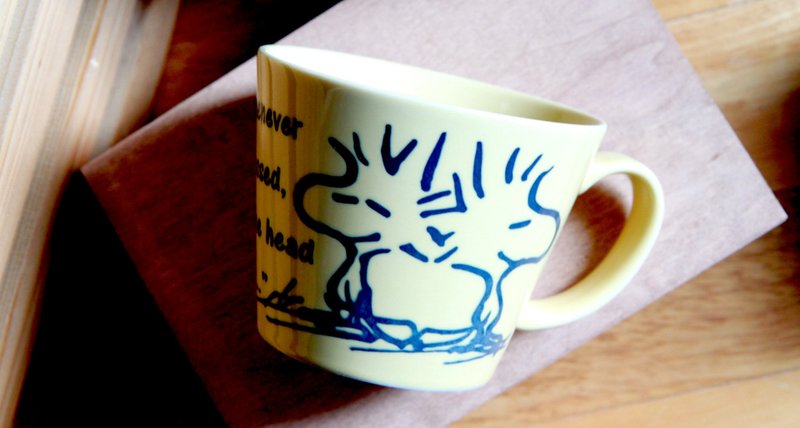 SNOOPY史努比-经典系列汤杯(糊涂塔克) - 咖啡杯/马克杯 - 陶 黄色