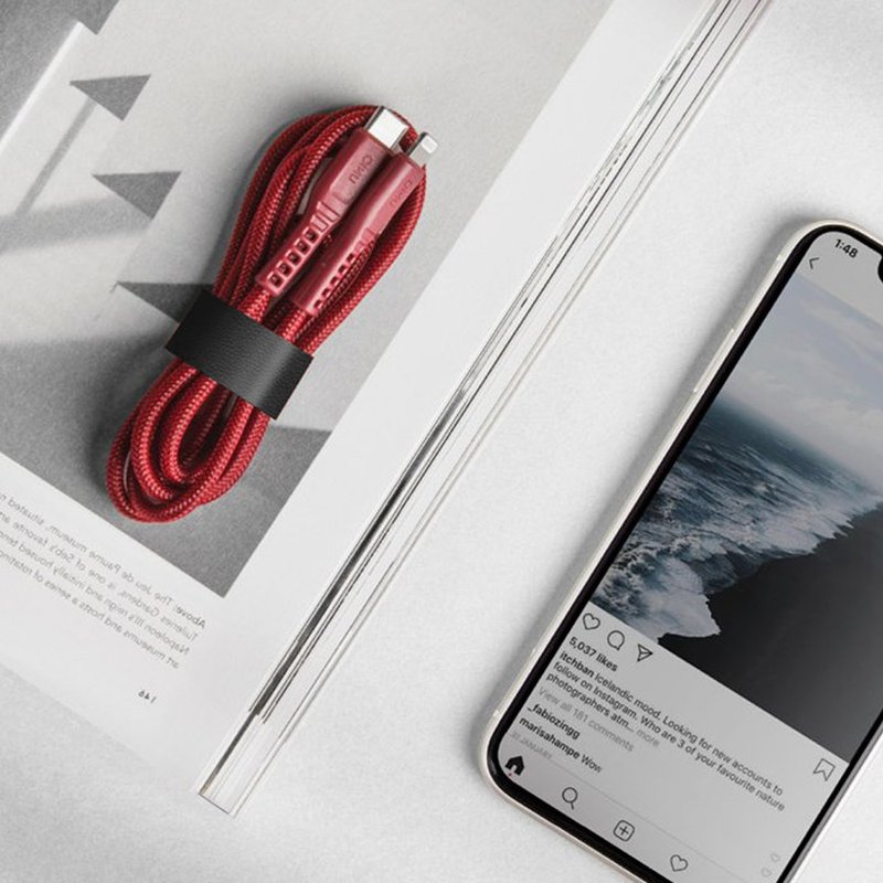 iPhone C to Lightning Flex PD快充MFI认证传输充电线 - 充电宝/传输线 - 其他材质 多色