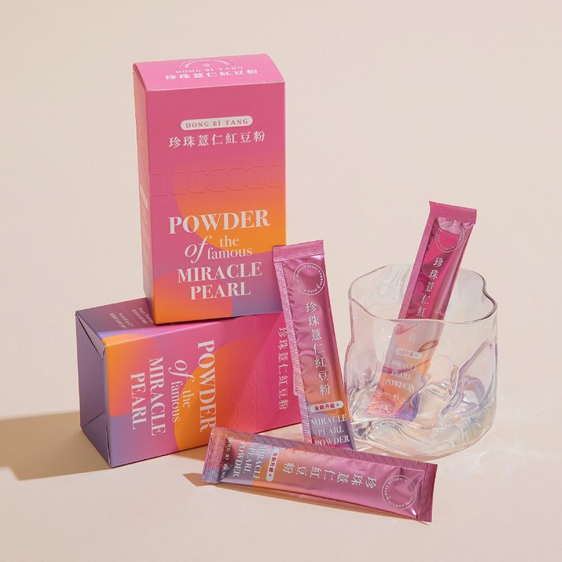 东璧堂 新品上市 | 珍珠薏仁红豆粉 - 健康/养生 - 纸 粉红色