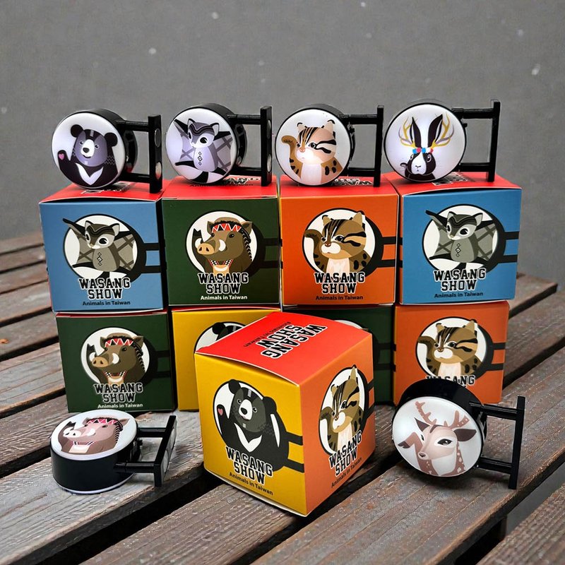 【Horse 花生年节限定】动物祝福灯箱磁铁贴盲盒 - 冰箱贴/磁贴 - 塑料 多色