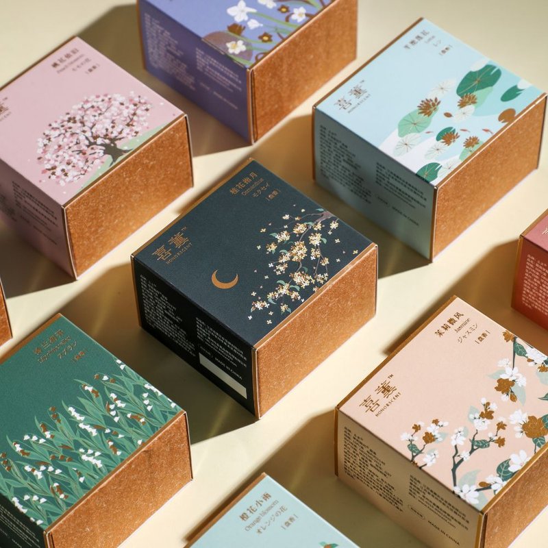 【百花香系列】Honorscent纯天然盘香│清新花香│不含人工香精 - 香薰/精油/线香 - 植物．花 