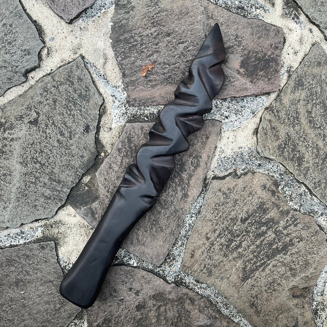我贩剑　黑妖刀　兹掬　手工木剑　艺术木刀　魔剑 - 摆饰 - 木头 黑色