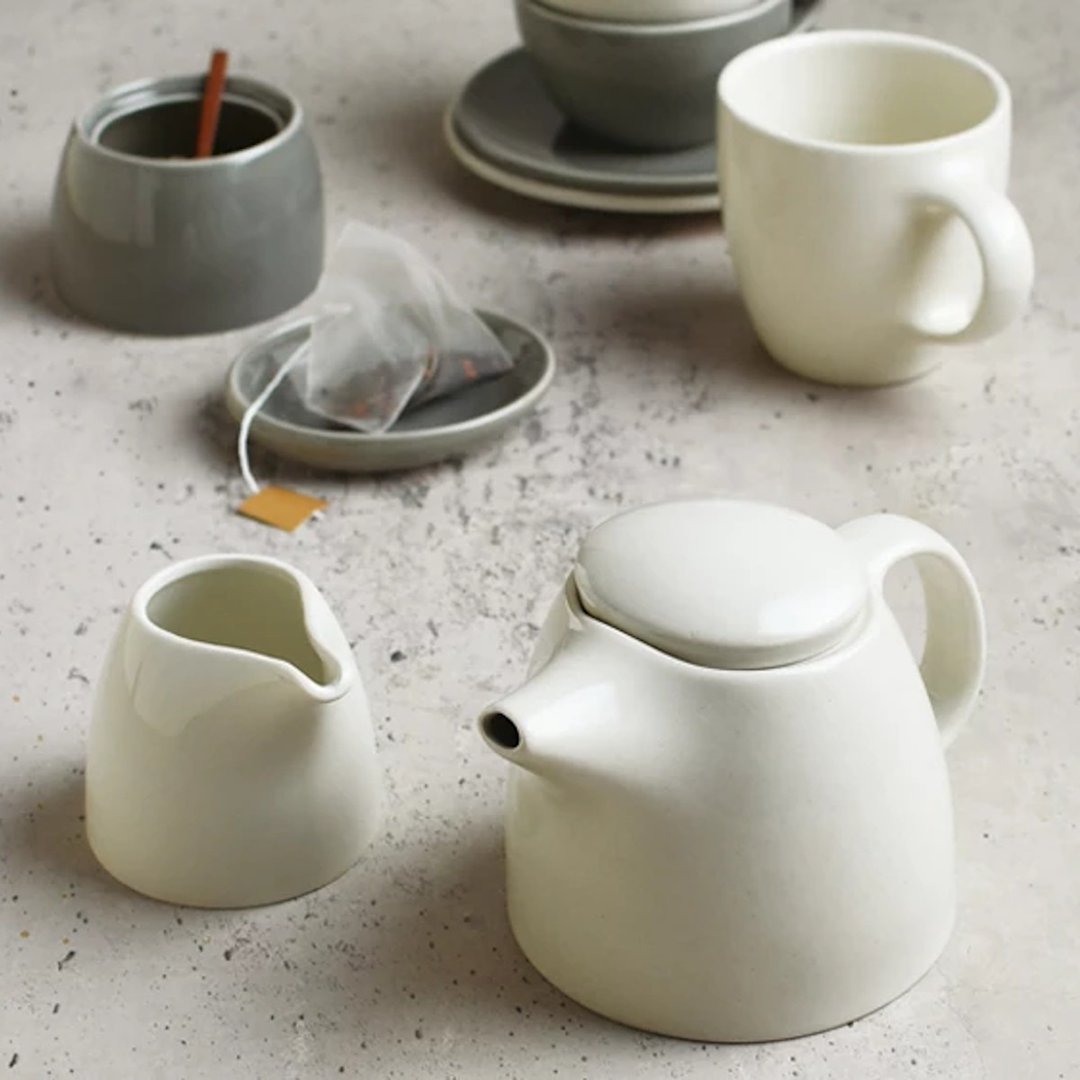 日本KINTO TOPO 茶壶 400ml / 共2色 - 茶具/茶杯 - 瓷 灰色