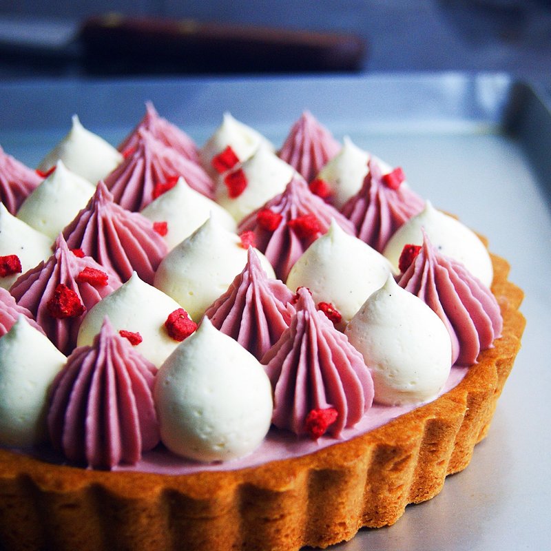 【限自取】莓果生奶酪塔-2020苹果日报评比母亲节蛋糕第三名 - 咸派/甜派 - 新鲜食材 粉红色