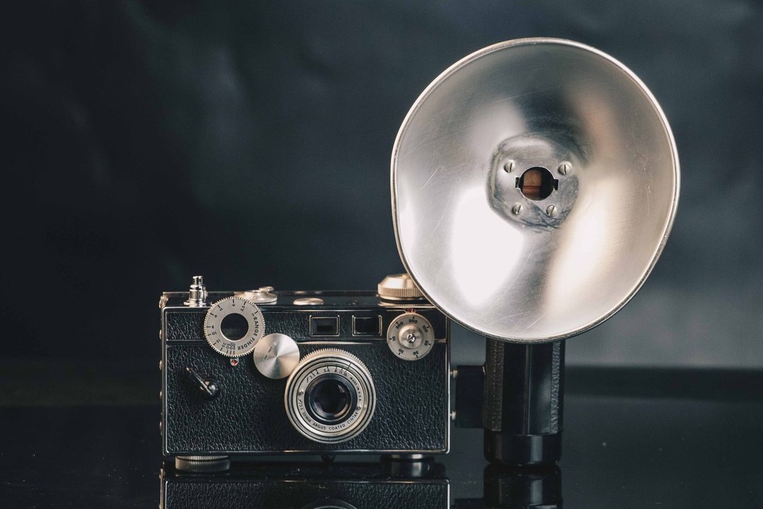 Argus C3+闪光灯手把 #135底片相机 - 相机 - 其他金属 黑色