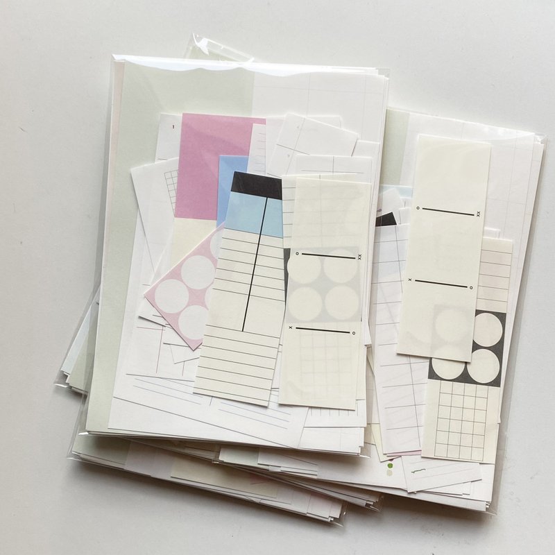 MarkyPuppy Nemosissy 便签 拍纸本 分装 集合 vibe 活页 內頁 - 笔记本/手帐 - 纸 