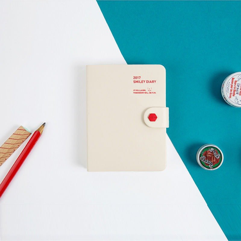 MPL手帐年历-2017微笑年历日志V8(时效)-香草白,MPL27575 - 笔记本/手帐 - 纸 白色