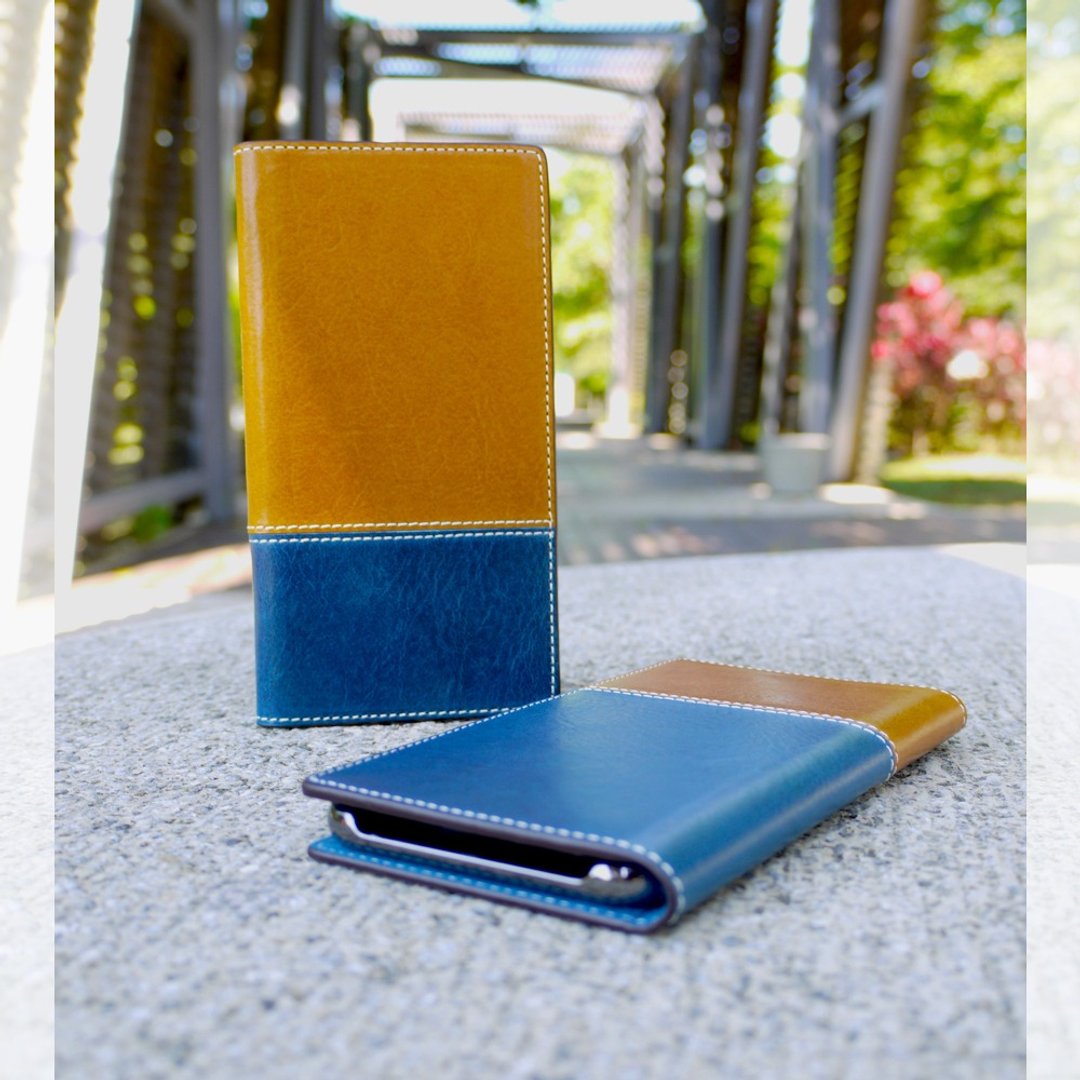 SLG Design iPhone XR D+ ITL 双色混搭风 顶级真皮侧掀式皮套 - 手机壳/手机套 - 真皮 多色