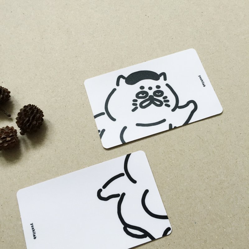 防水悠游卡贴纸 (跑跑五郎款 / 2入) - 贴纸 - 防水材质 