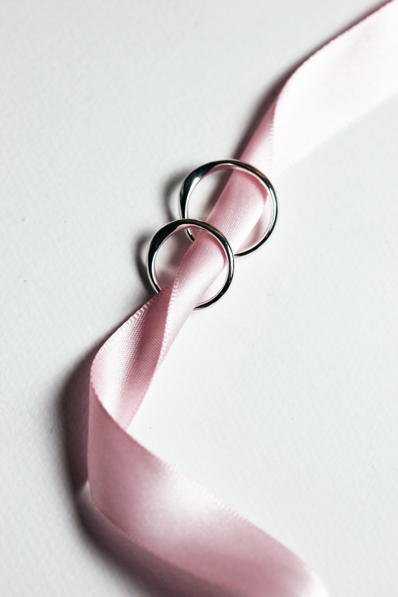 永恒情人对戒 / 单只 - 对戒 - 其他金属 银色