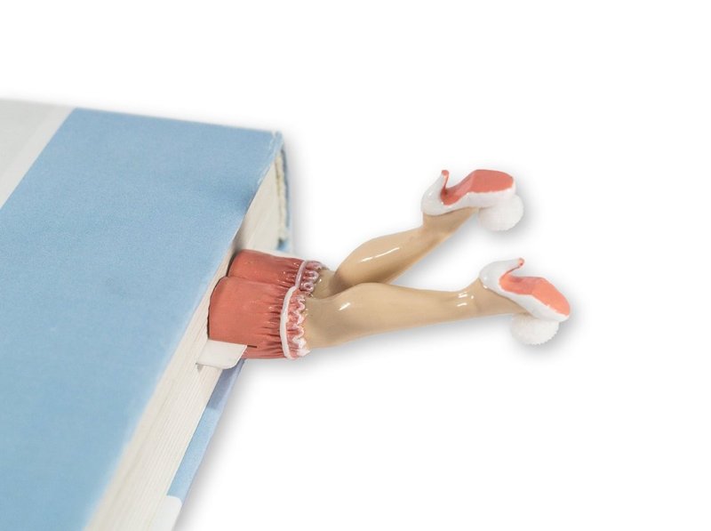Pin-up Housewife bookmark - 书签 - 粘土 粉红色