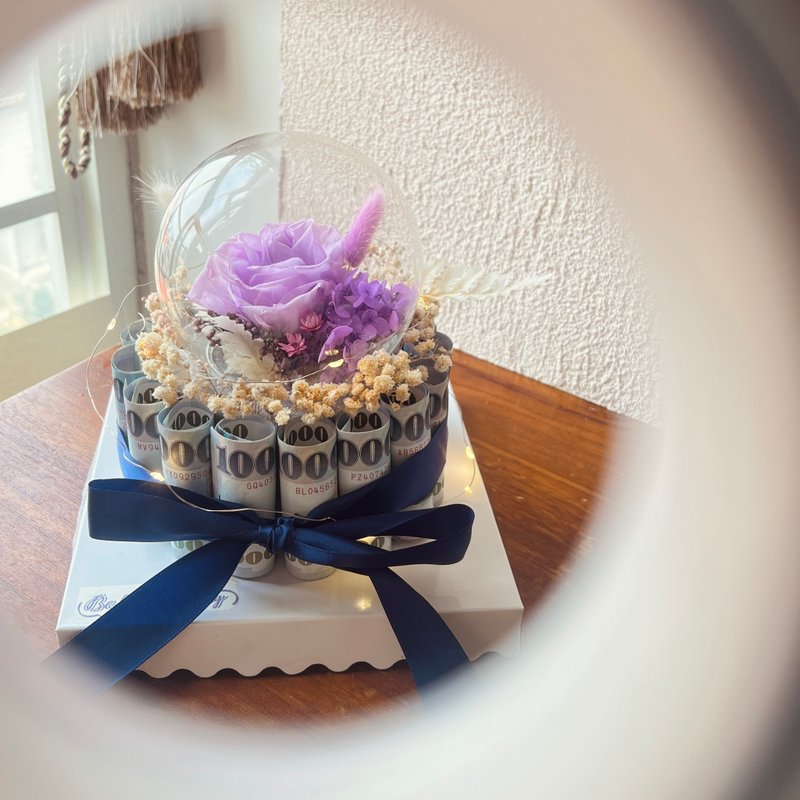 毕业礼物钞票蛋糕定制化下单区-有钱花-商品不含钞票需自行放入 - 干燥花/捧花 - 植物．花 