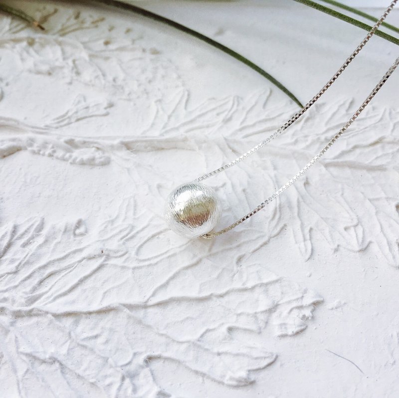 925纯银 《 圣诞款 圣诞球项链 》 - 项链 - 其他金属 银色