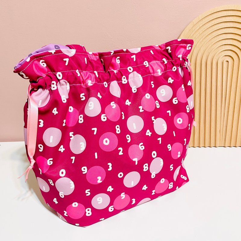 数字束口包  肩背包/侧背包/帆布包 - 手提包/手提袋 - 防水材质 红色