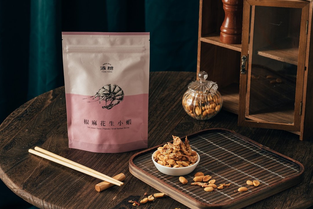 椒麻花生小虾 - 零食/点心 - 纸 粉红色
