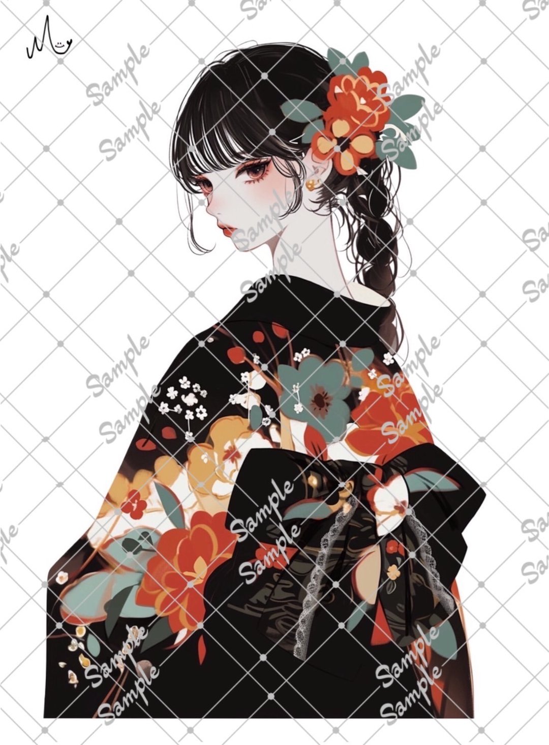 原创人物贴纸 10月新品 - 贴纸 - 纸 