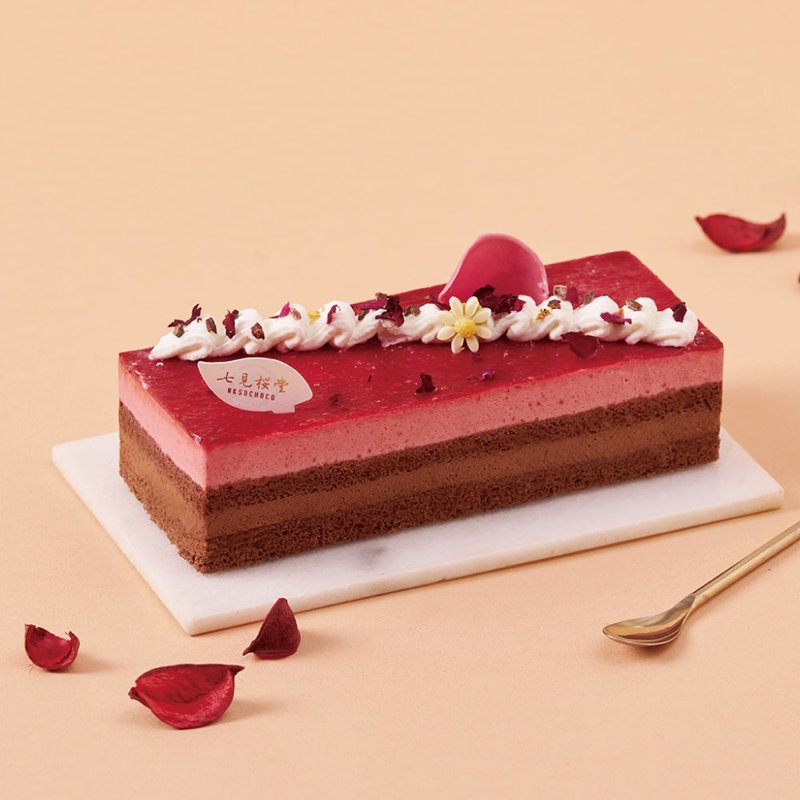 【七见樱堂】花夜莓姬－覆盆子黑巧克力蛋糕 - 蛋糕/甜点 - 新鲜食材 