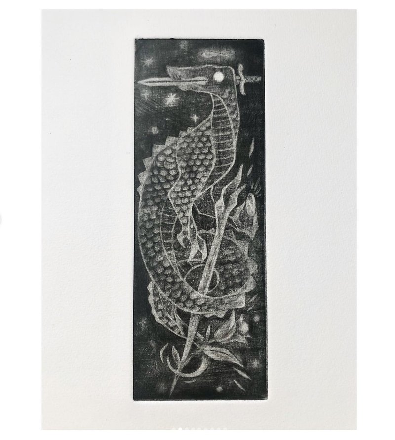 凹版限量版画 - 魔术师 - 海报/装饰画/版画 - 纸 黑色