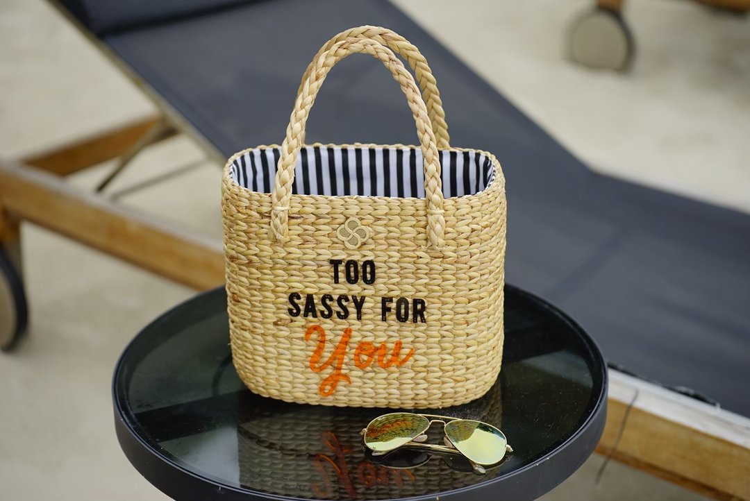 Woven bag, Lamoon model, black lining. - 其他 - 其他材质 黑色