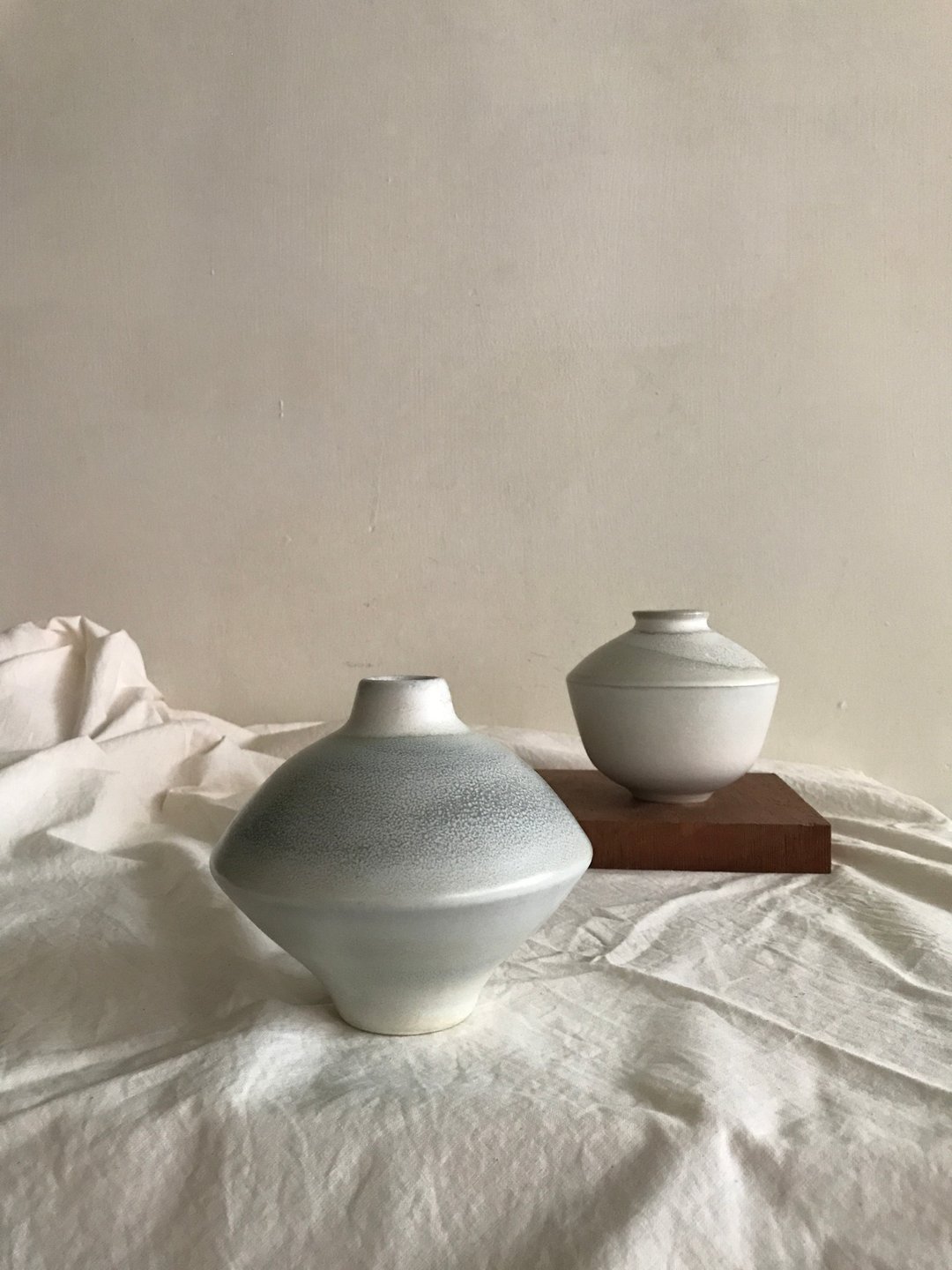 Déjà vu Ceramics 灰蓝花器 - 花瓶/陶器 - 陶 蓝色