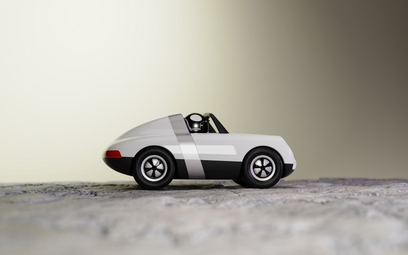 Playforever LUFT 经典敞篷跑车 (金属白色) - 摆饰 - 塑料 