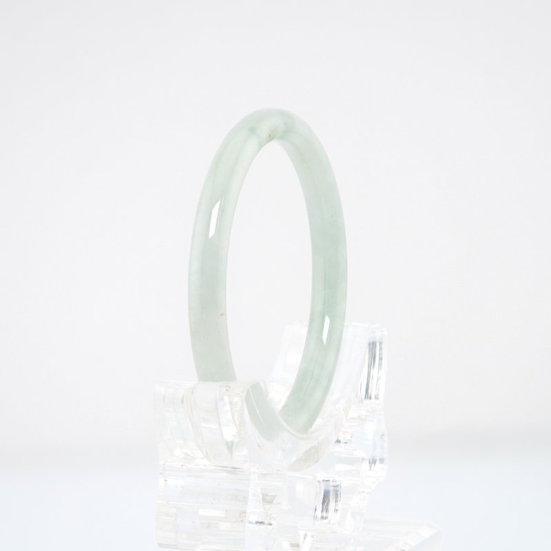 宝丽金珠宝-天然A货缅甸玉手镯(圆骨镯) - 手链/手环 - 玉石 