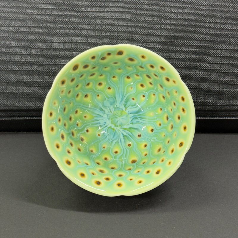 No. 08 / 孔雀系列 Peacock / 葵花杯 70 ml - 茶具/茶杯 - 瓷 多色