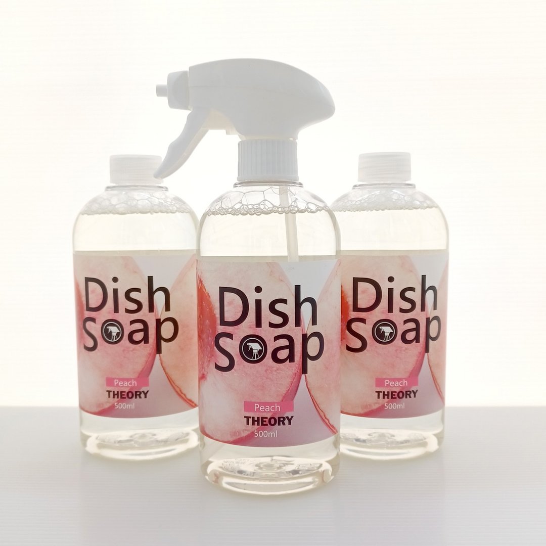 水蜜桃喷沫式洗碗精组│环保设计、好冲洗。喷瓶+2补充瓶(500ml) - 碗盘清洁 - 浓缩/萃取物 粉红色