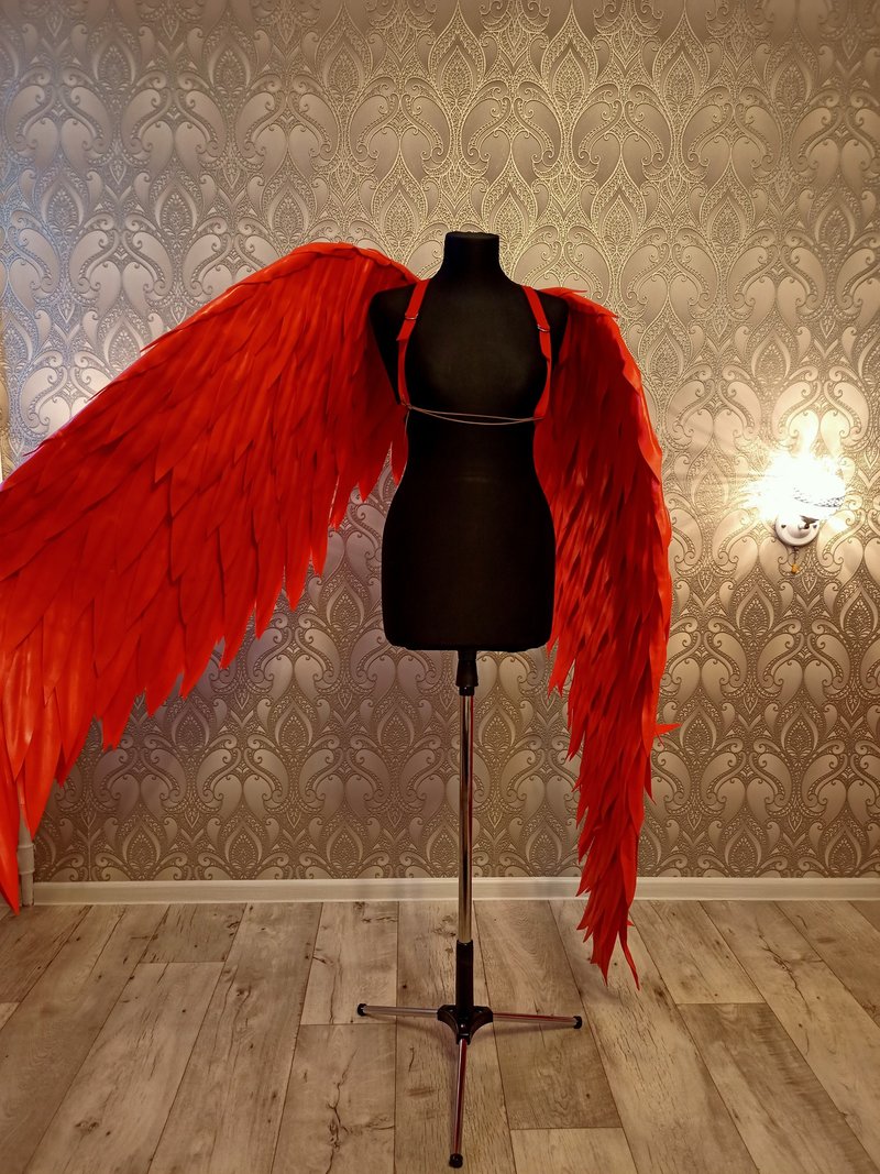 Angel wings, angel wings costume, red wings, red angel wings,wings cosplay - 其他 - 防水材质 红色