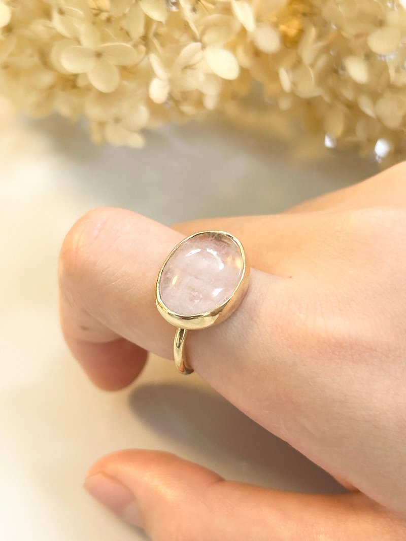 戒指“morganite” - 戒指 - 其他金属 