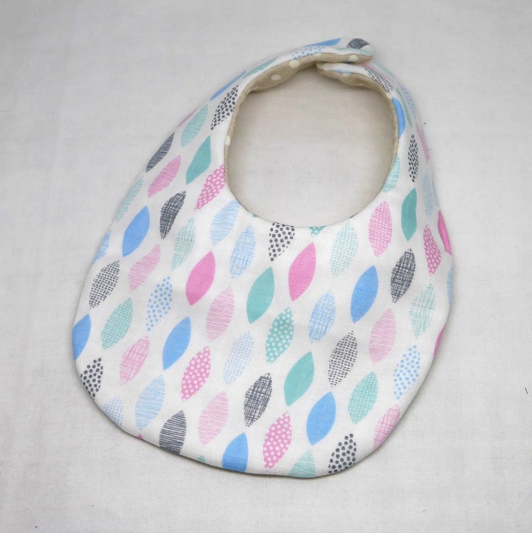 Japanese Handmade 8-layer-gauze Baby Bib - 围嘴/口水巾 - 棉 粉红色