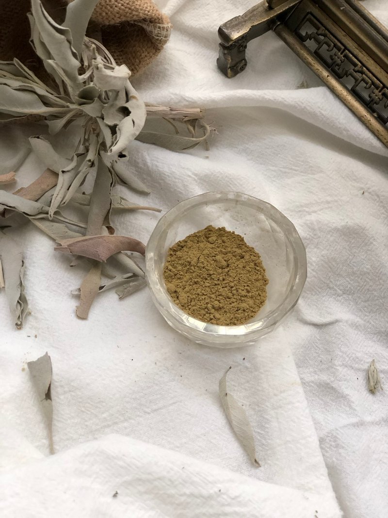 白鼠尾草粉 销量最多 100g美国进口精致研磨 - 香薰/精油/线香 - 其他材质 咖啡色