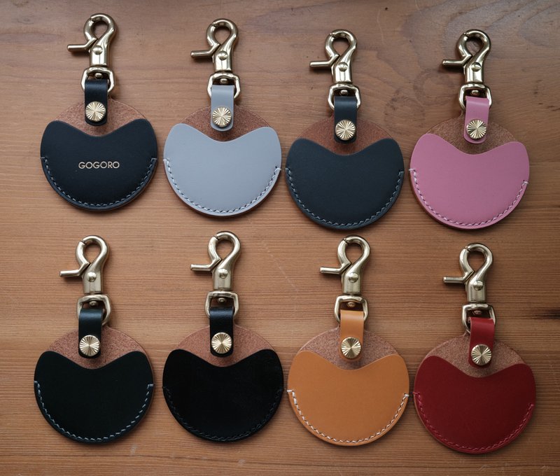 现货专属折扣 gogoro EC-05 ai-1 PGO 钥匙皮套 英国马疆革 - 钥匙链/钥匙包 - 真皮 黑色